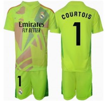 Real Madrid Thibaut Courtois #1 Bramkarskie Koszulka Trzecia dzieci 2024-25 Krótki Rękaw (+ krótkie spodenki)